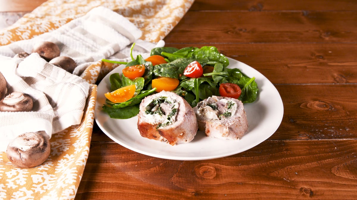 preview for Stuffed Pork Tenderloin Makes A Weeknight Dinner Exciting