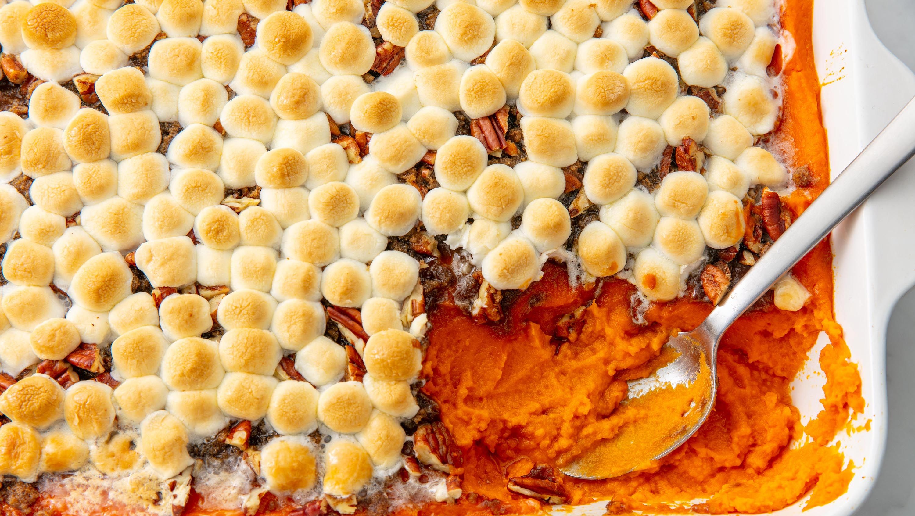 Best Sweet Potato Casserole With Marshmallows Recipe - How to Make Sweet  Potato Casserole