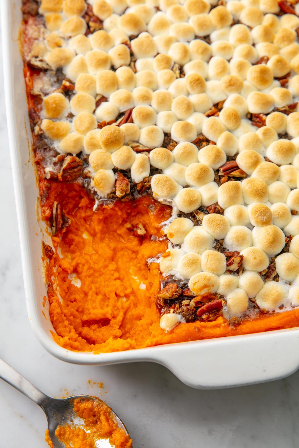 sweet potato casserole with marshmallows