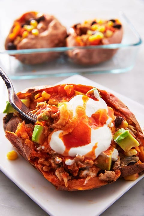 Taco Stuffed Sweet Potatoes taco stuffed sweet potatoes