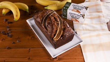 Dish, Food, Cuisine, Banana, Banana family, Ingredient, Banana bread, Chocolate cake, Produce, Baked goods, 