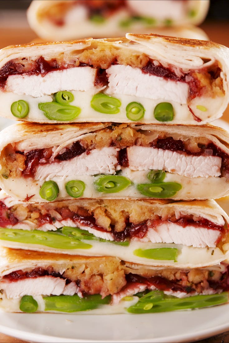 leftover thanksgiving crunchwrap