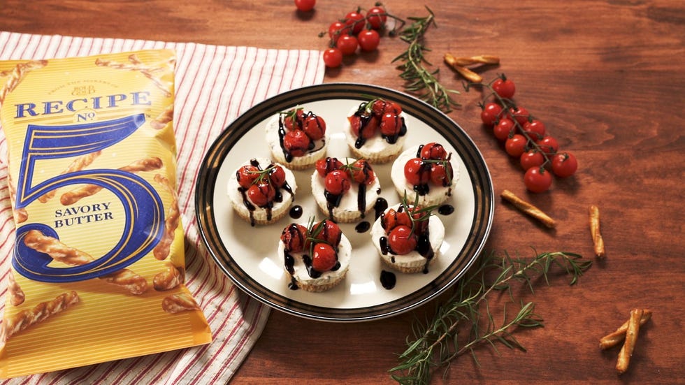 tomato rosemary savory mini cheesecakes