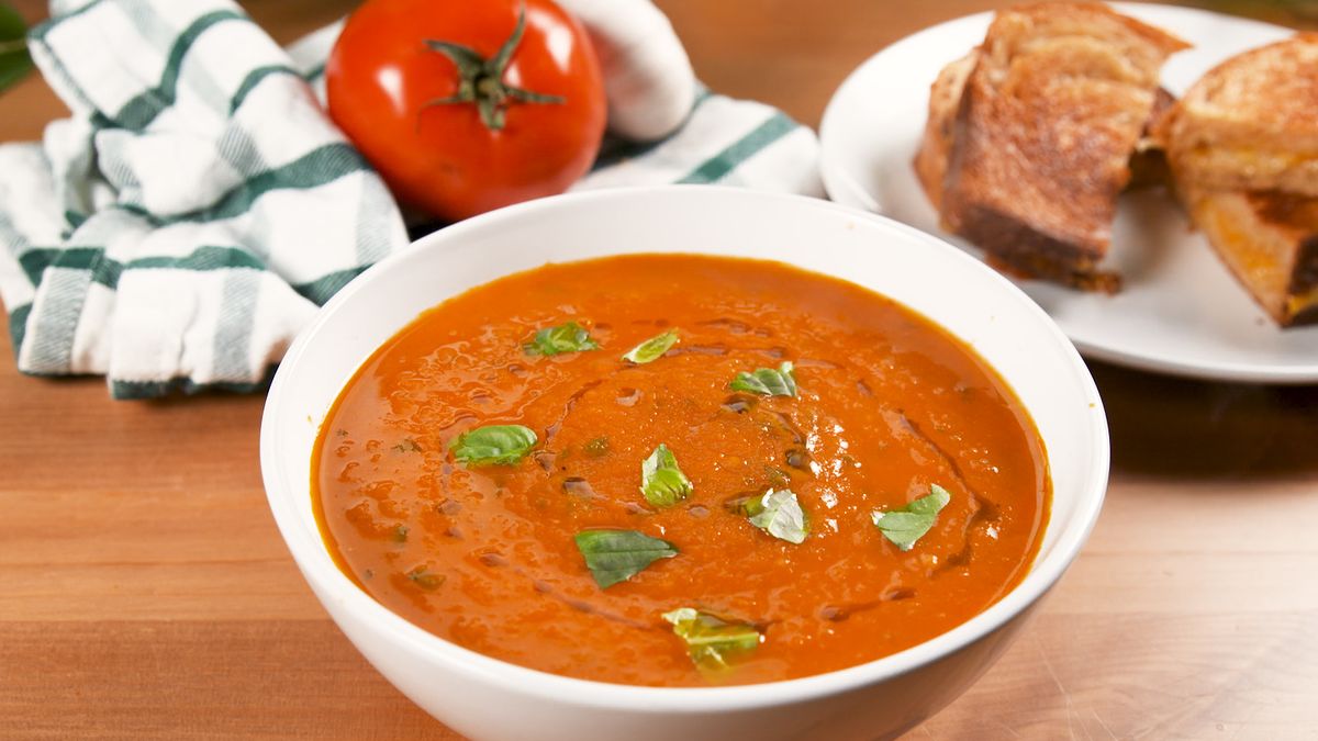 preview for Tomato Basil Soup Warms The Soul