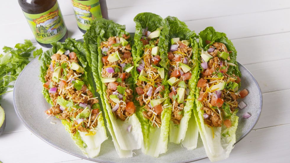 turkey taco lettuce wraps