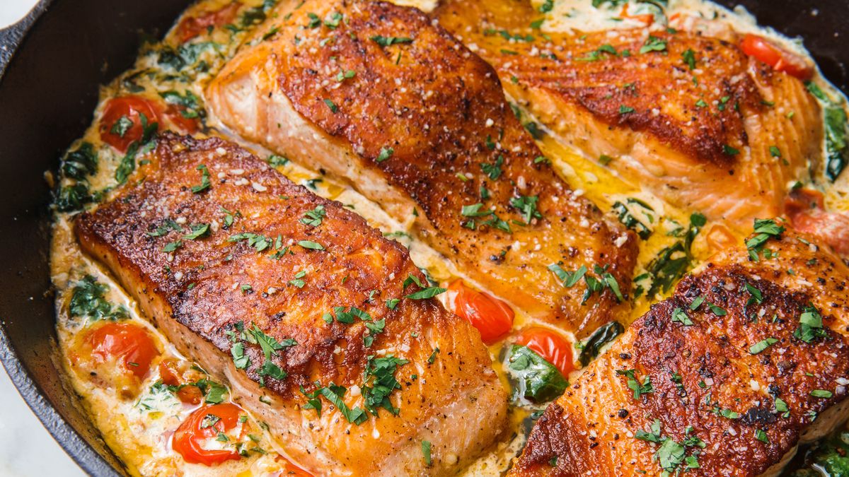 preview for This Tuscan Salmon Is The Quick And Easy Dinner You Should Make Tonight