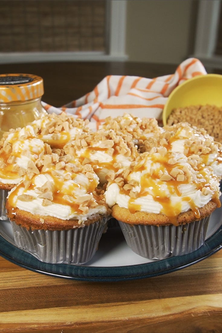 salted caramel cupcakes