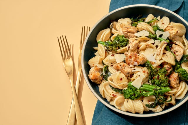 tempeh  broccoli rabe orecchiette