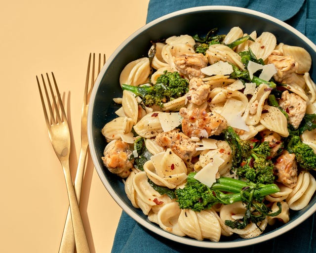 Tempeh & Broccoli Rabe Orecchiette - Delish.com tempeh broccoli rabe orecchiette