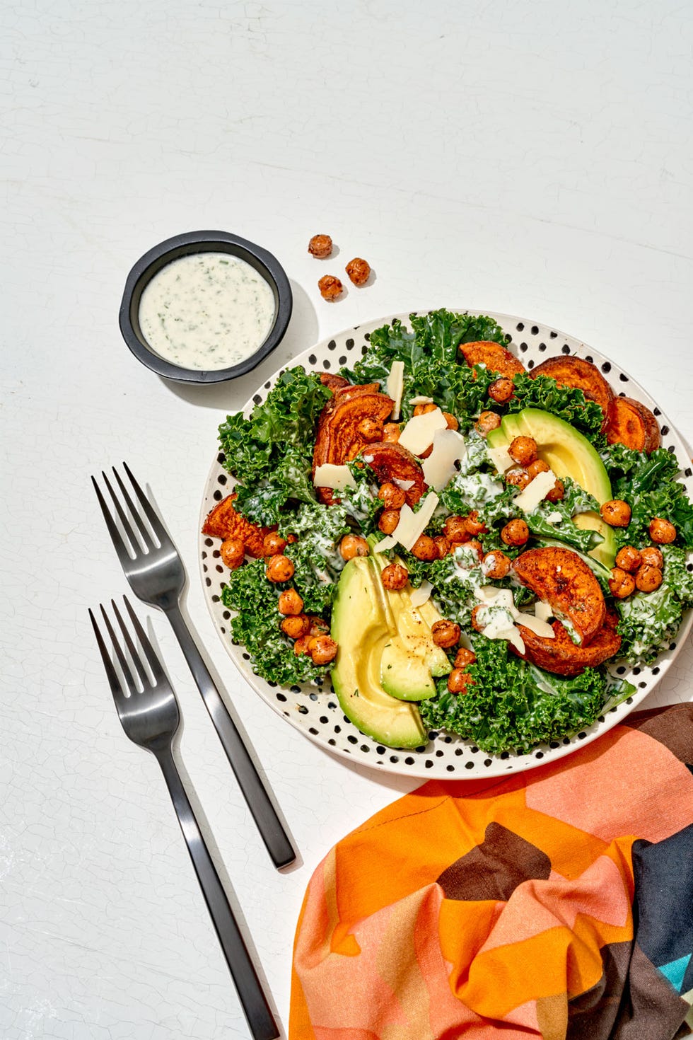 coconut ranch kale salad