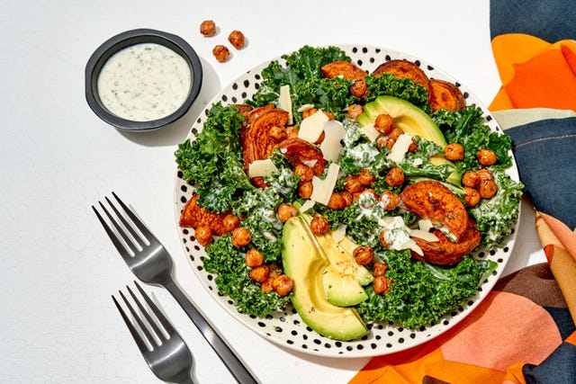 coconut ranch kale salad