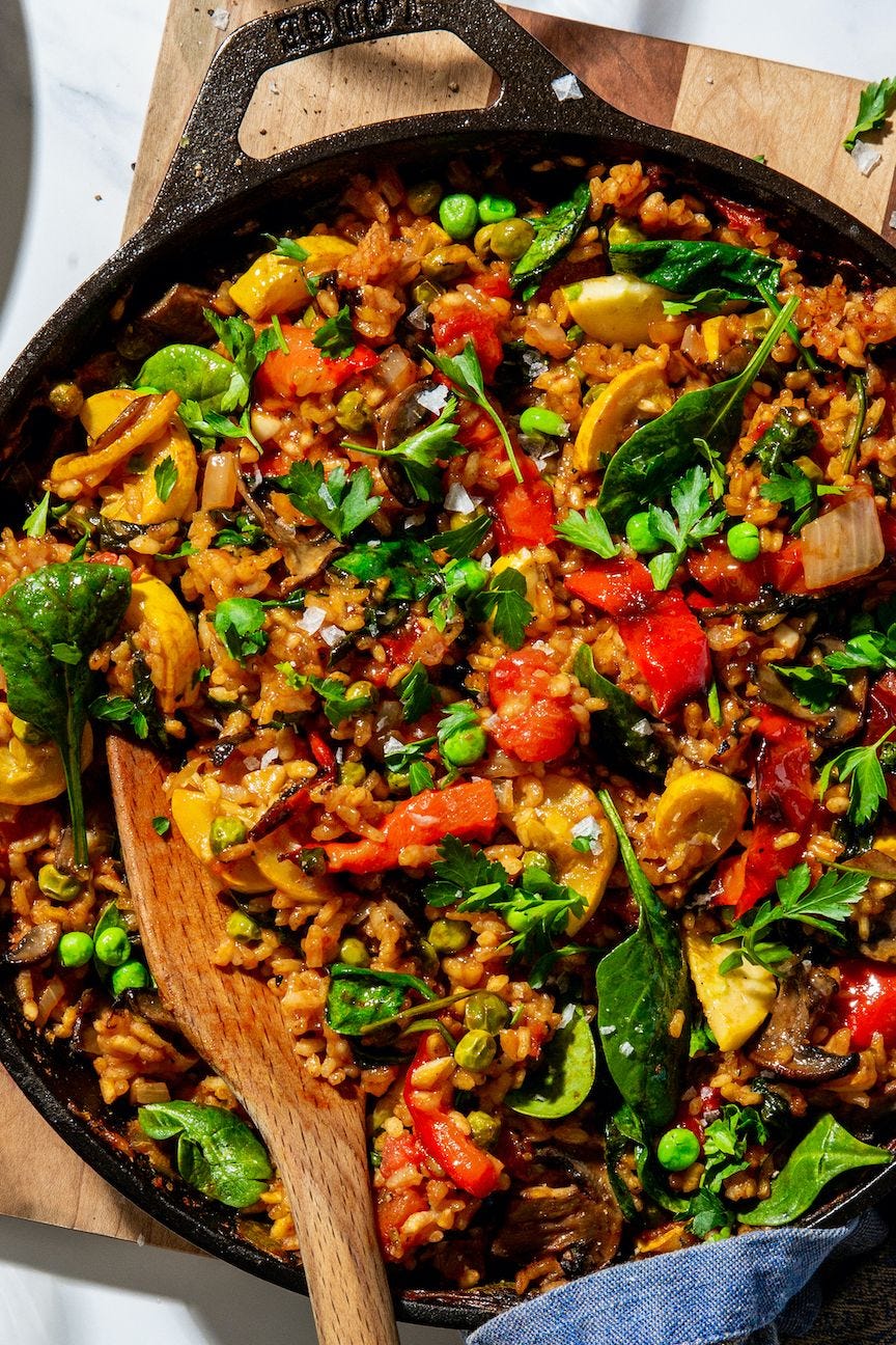 paella verdura