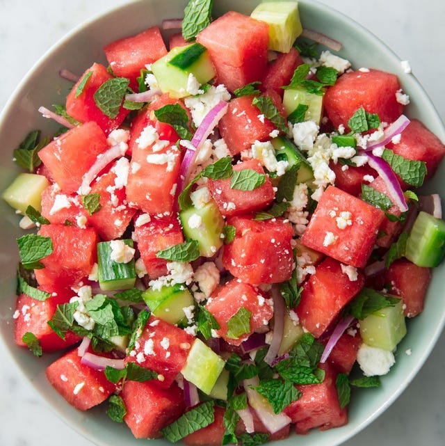 watermelon feta salad