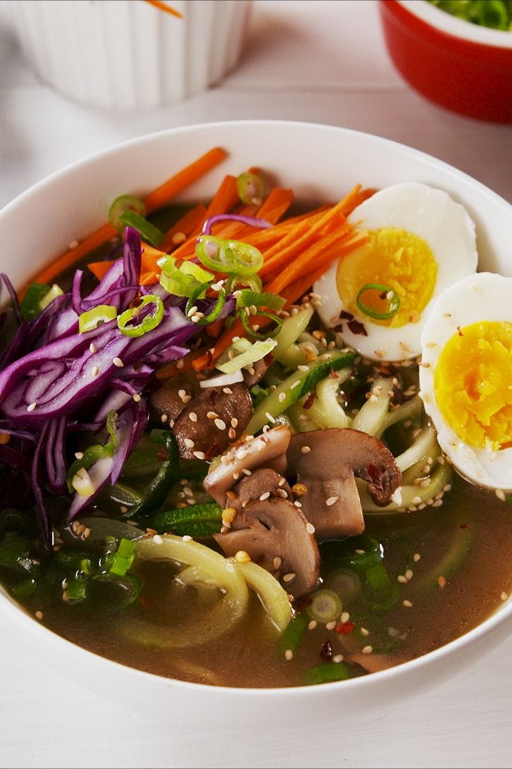 zucchini noodles ramen