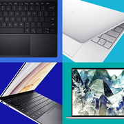 collage of angles of dell xps 13 laptop