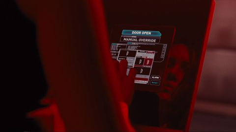 Red, Product, Games, Technology, Font, Fictional character, Room, Screenshot, Photography, Electronic device, 