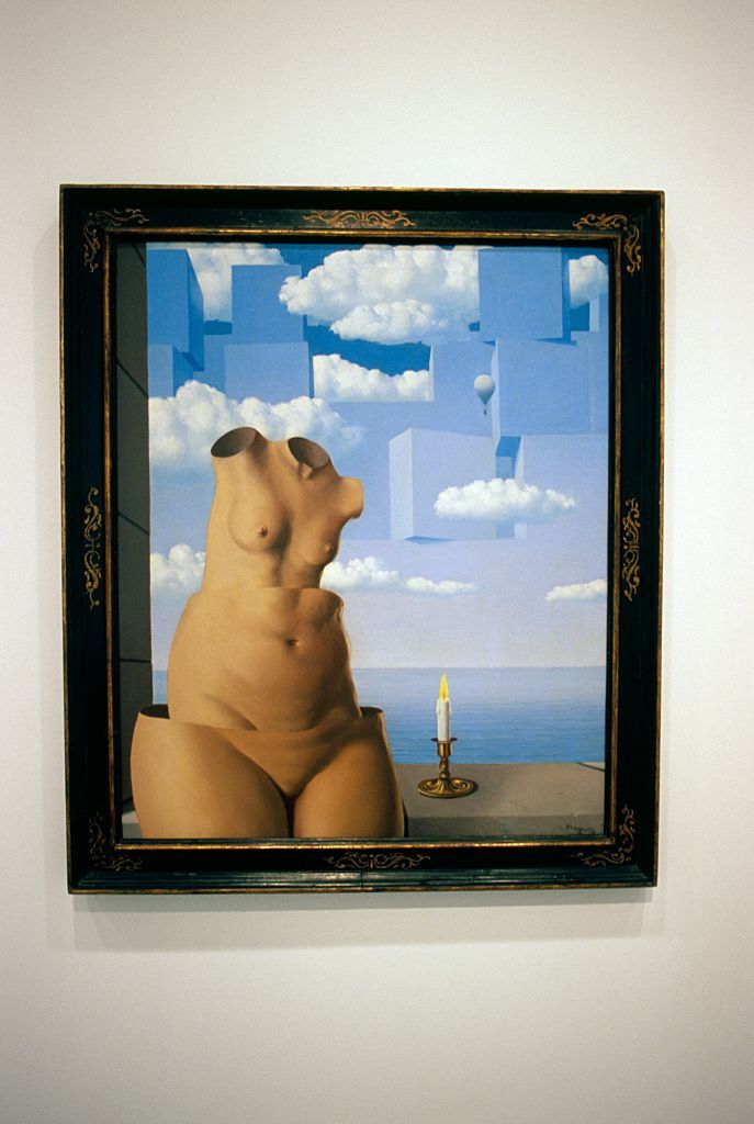 delusions of grandeur ii, by rene magritte
