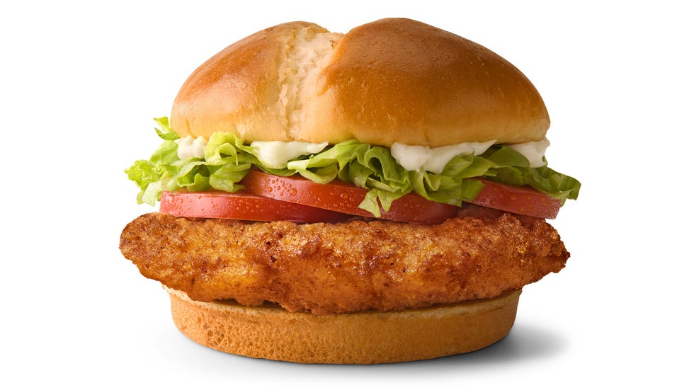 mcdonald's deluxe sandwich