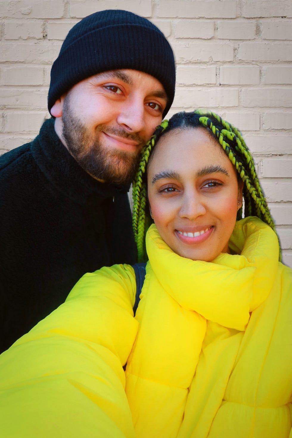 selfie of a young couple