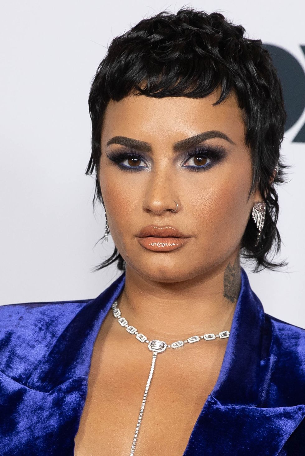 los angeles, california   may 27 demi lovato is seen arriving at the 2021 iheartradio music awards on may 27, 2021 in los angeles, california editorial use only photo by emma mcintyregetty images for iheartmedia