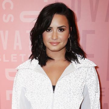 demi lovato visits fabletics at the village at westfield topanga