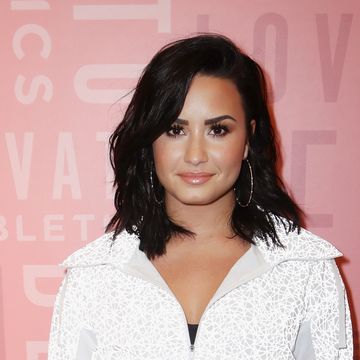 Demi Lovato visits Fabletics at The Village at Westfield Topanga