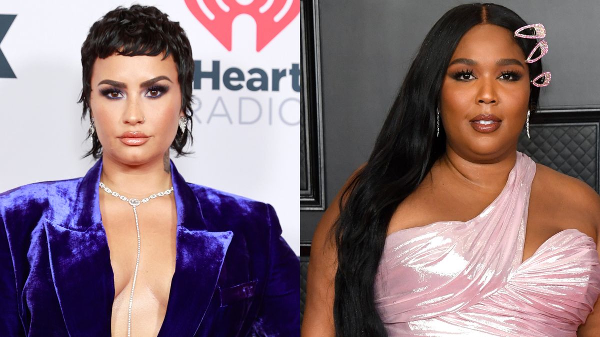 preview for Demi Lovato PRAISES Lizzo For Posting Naked Body Video!