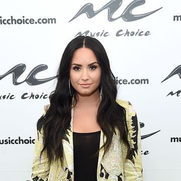 Demi Lovato Visits Music Choice