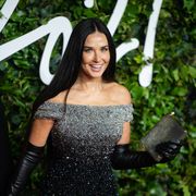 demi moore the fashion awards 2021  red carpet arrivals