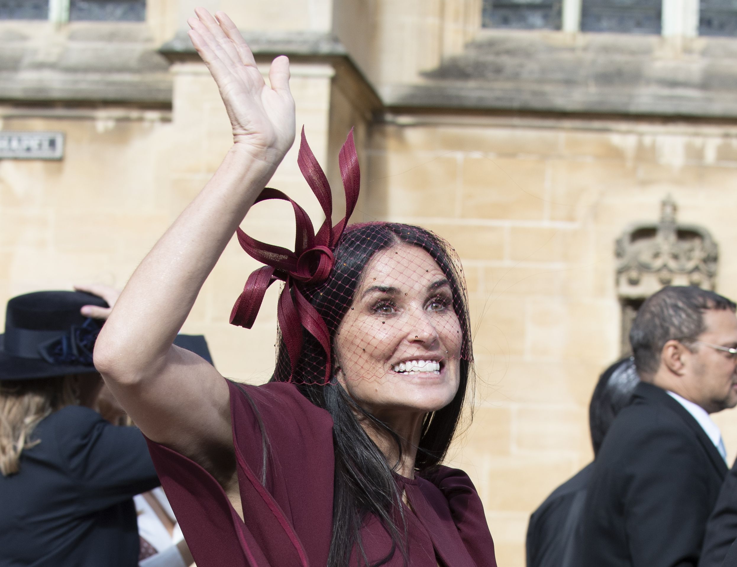 So This Is Why Demi Moore Was at the Royal Wedding Today