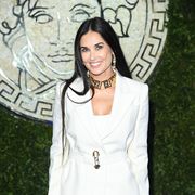 demi moore versace special event  front row  milan fashion week  spring  summer 2022