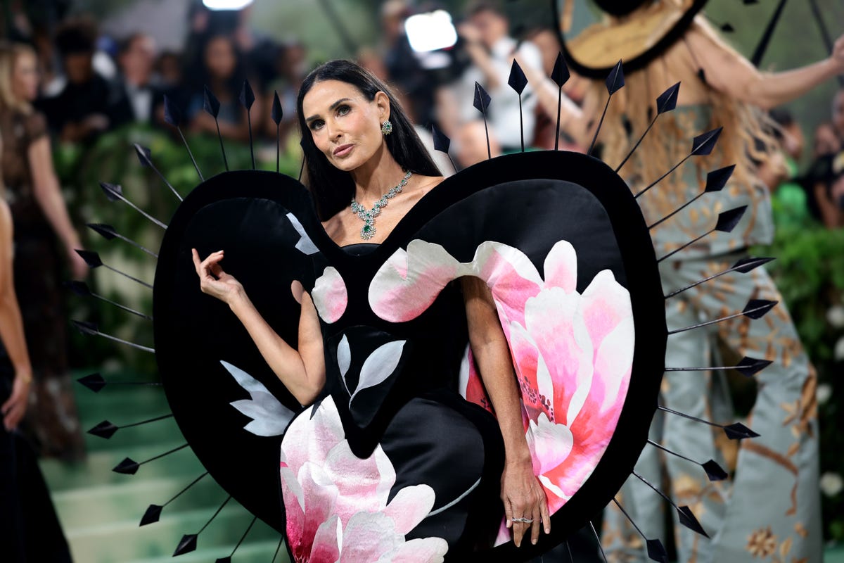 Harris Reed Dresses Demi Moore For The Met Gala 2024