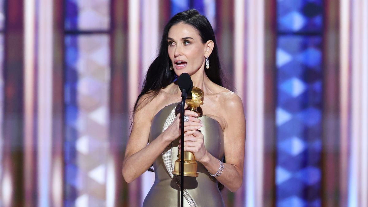 Demi Moore's 2025 Golden Globes Speech