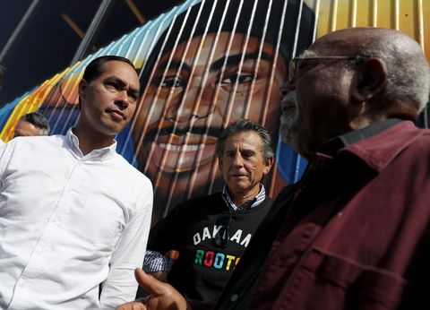 Democratic Presidential Candidate Julian Castro Campaigns In Oakland, CA