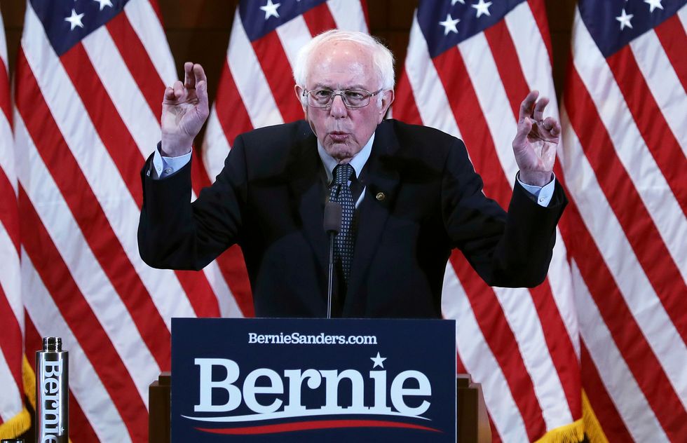 Presidential Candidate Bernie Sanders Delivers State Of The Union Response In NH