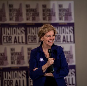 Sen. Elizabeth Warren Holds Town Hall For Union Members In New Hampshire