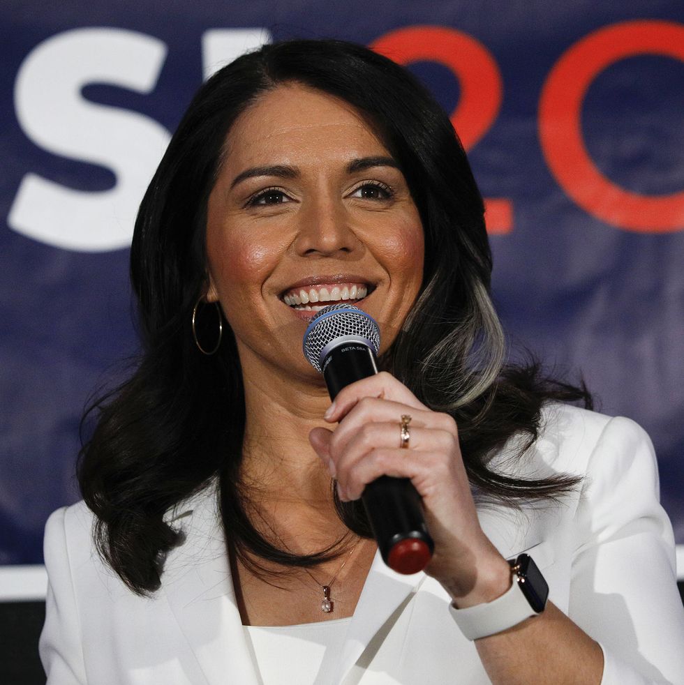 democratic presidential candidate tulsi gabbard holds super tuesday primary night event in detroit