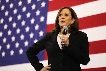 democratic presidential candidate kamala harris holds town hall in new hampshire