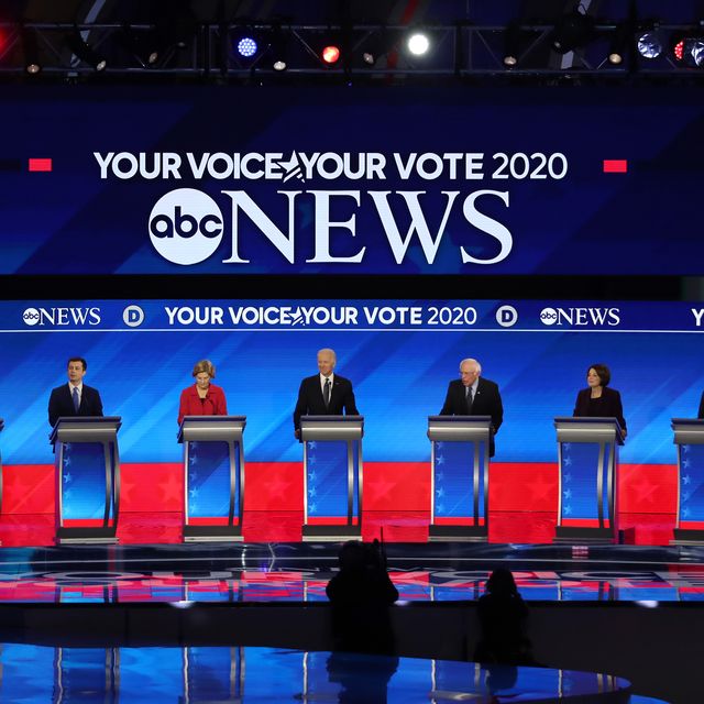 Democratic Presidential Candidates Debate In New Hampshire Ahead Of First Primary Contest