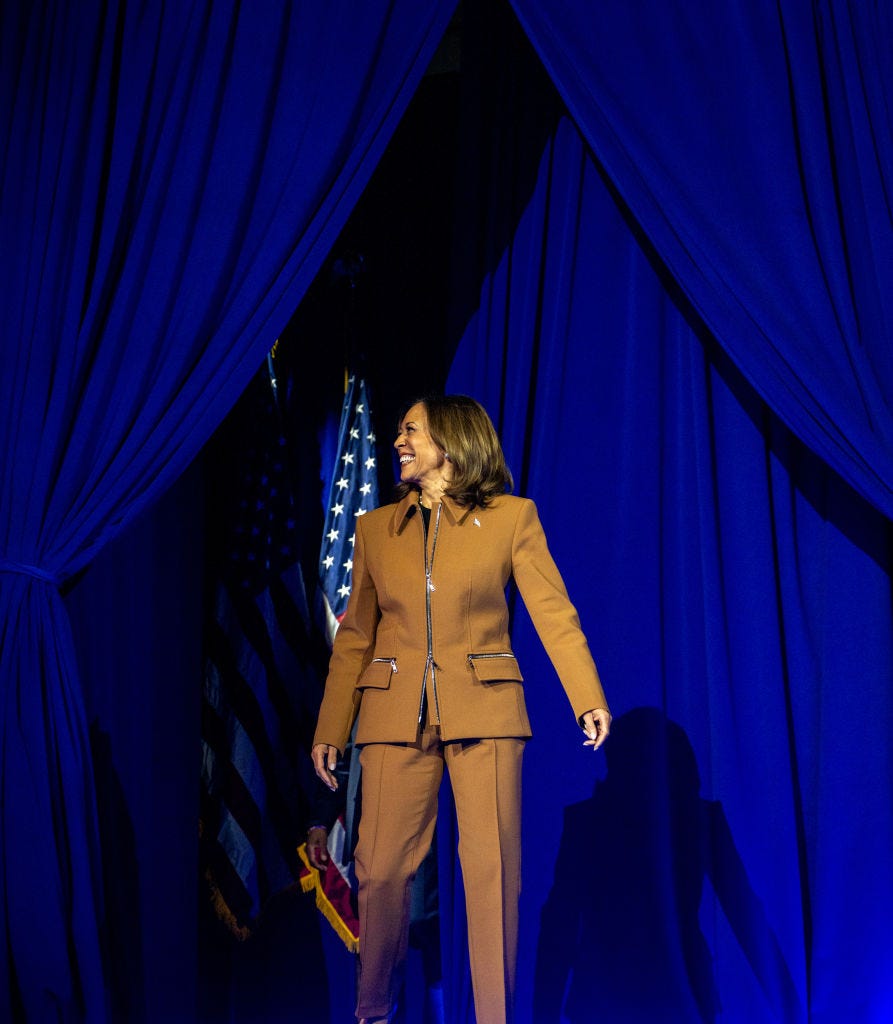 kamala harris campaigns with former first lady michelle obama in kalamazoo, mi