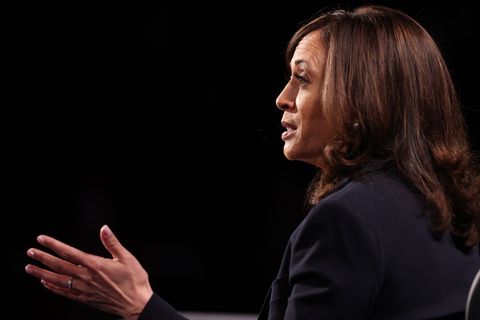 democratic vice presidential nominee sen kamala harris  in the first and only vice presidential debate