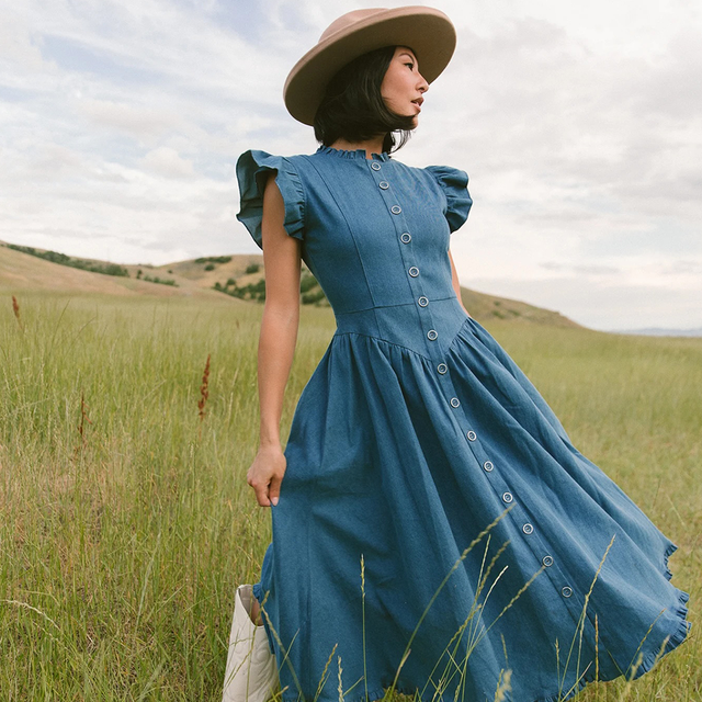 Spring Denim Dress Spring Denim Dress