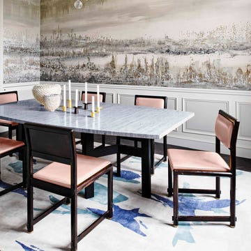 Comedor elegante con sillas en rosa comedor elegante con sillas en rosa