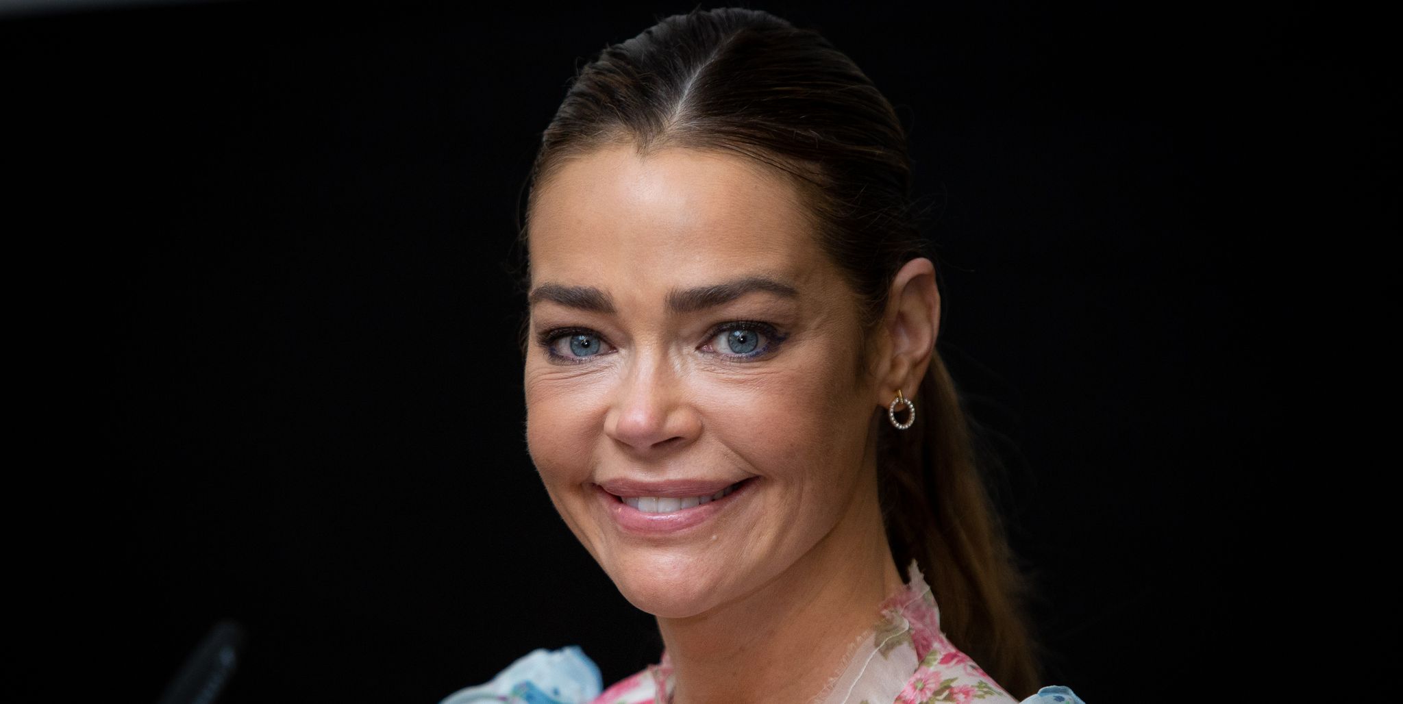 madrid, spain   october 26 us actress denise richards attends glow  darkness photocall at the westin palace hotel on october 26, 2020 in madrid, spain photo by pablo cuadrawireimage