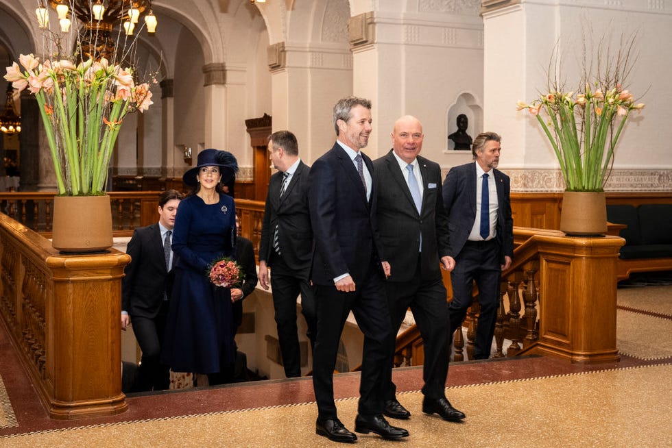 mary de dinamarca en el parlamento