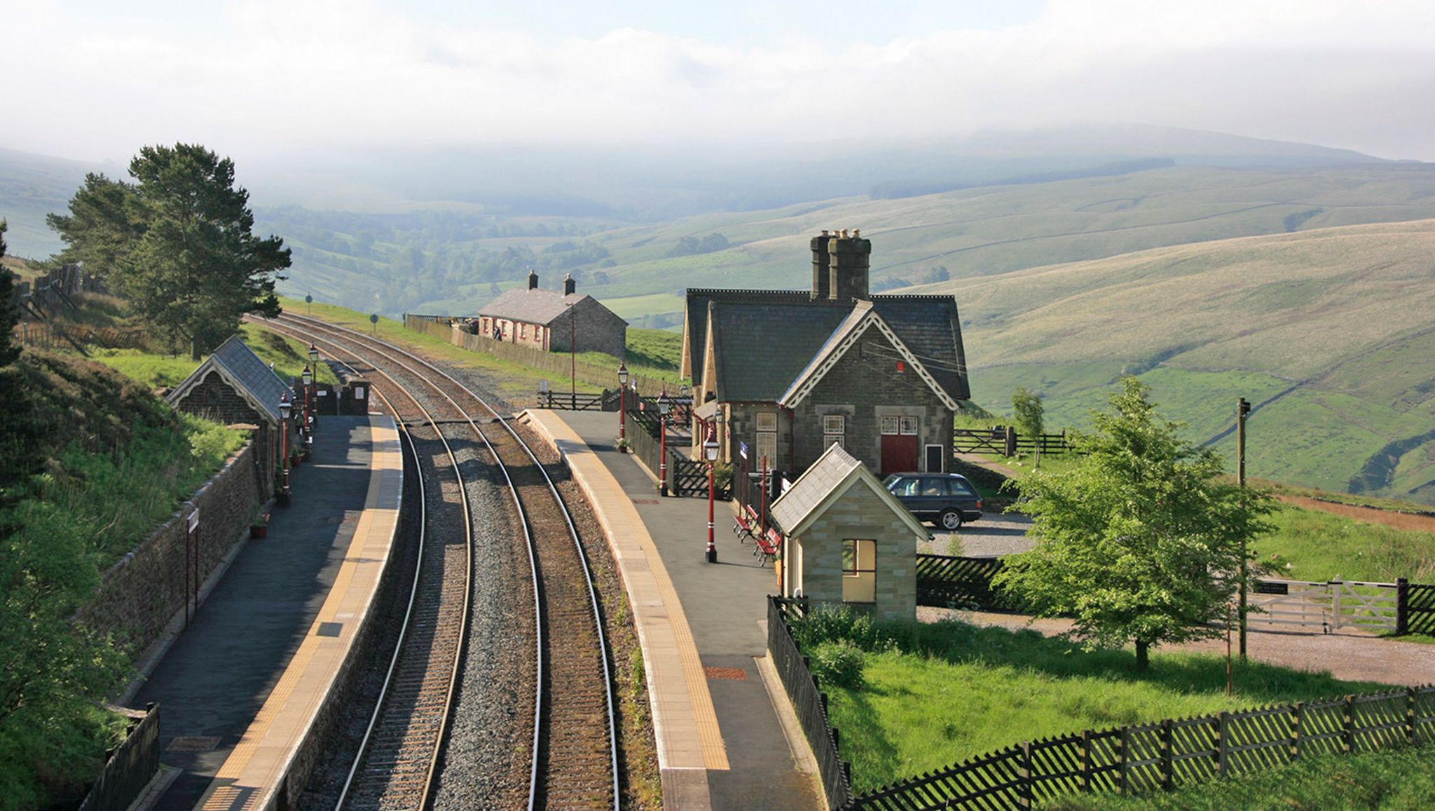 Dent Station - railway - view - Cumbria