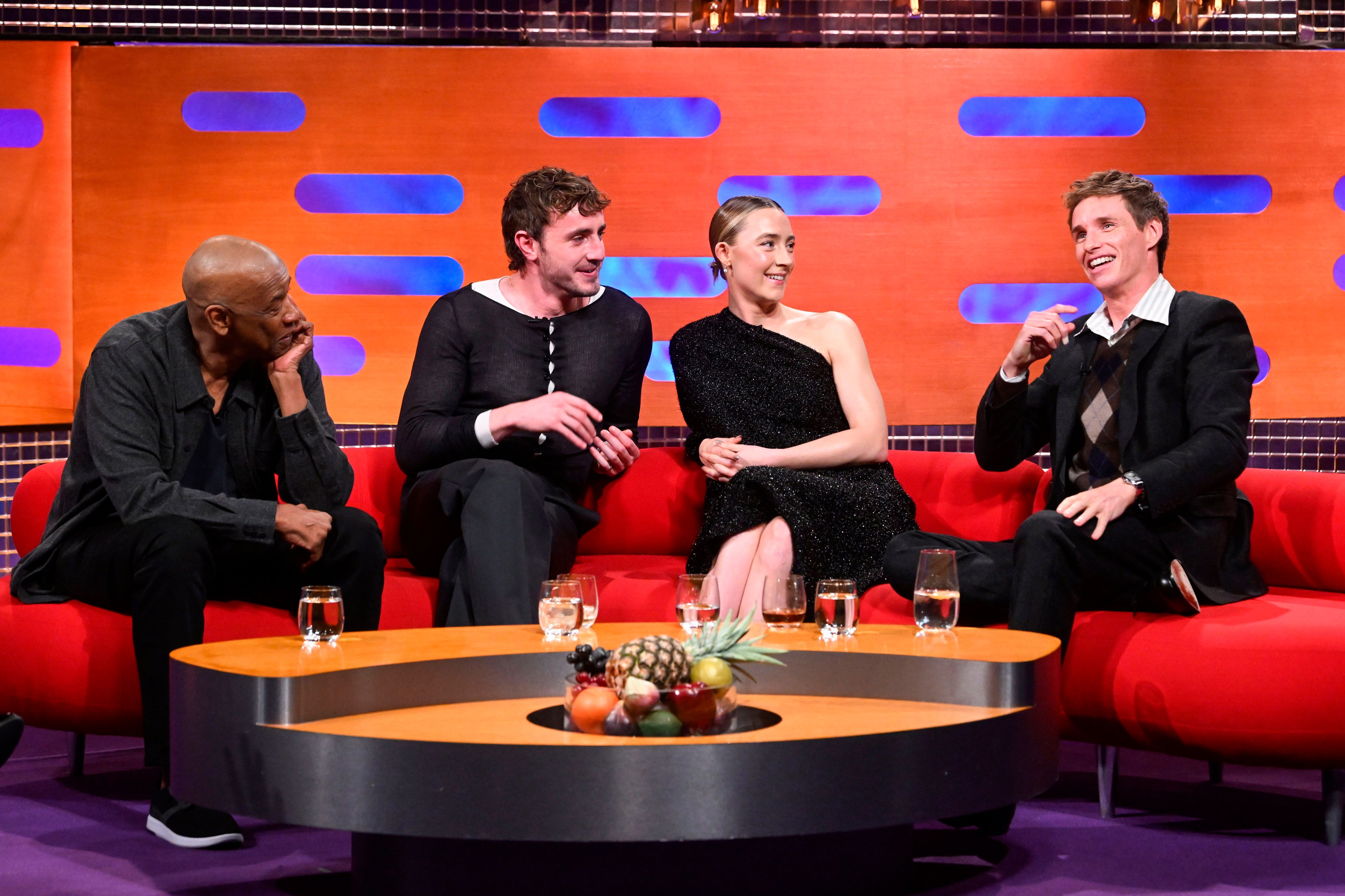 Saoirse Ronan responds to her viral Graham Norton show moment