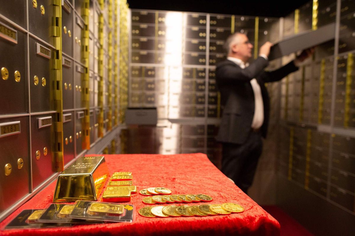 seamus fahy, co founder of merrion vaults removes a safety deposit box from a wall of boxes in merrion vaults in dublin on january 7, 2019   in a vault under the streets of dublin a pot of gold owned by anxious investors is growing every day britain edges closer to leaving the eu without a deal photo by paul faith  afp  the erroneous mentions appearing in the metadata of this photo by paul faith has been modified in afp systems in the following mannerthe picture was taken on  january 7, 2019 instead of january 7, 2018 please immediately remove the erroneous mentions from all your online services and delete it them from your servers if you have been authorized by afp to distribute it them to third parties, please ensure that the same actions are carried out by them failure to promptly comply with these instructions will entail liability on your part for any continued or post notification usage therefore we thank you very much for all your attention and prompt action we are sorry for the inconvenience this notification may cause and remain at your disposal for any further information you may require        photo credit should read paul faithafp via getty images