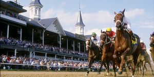 5 may 1990  general view of the kentucky derby at churchill downs in louisville, kentucky mandatory credit ken levine  allsport