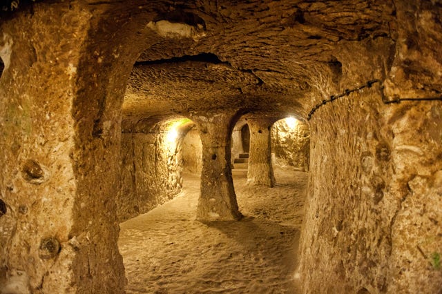 This Man Found an Entire Ancient City Under His Basement